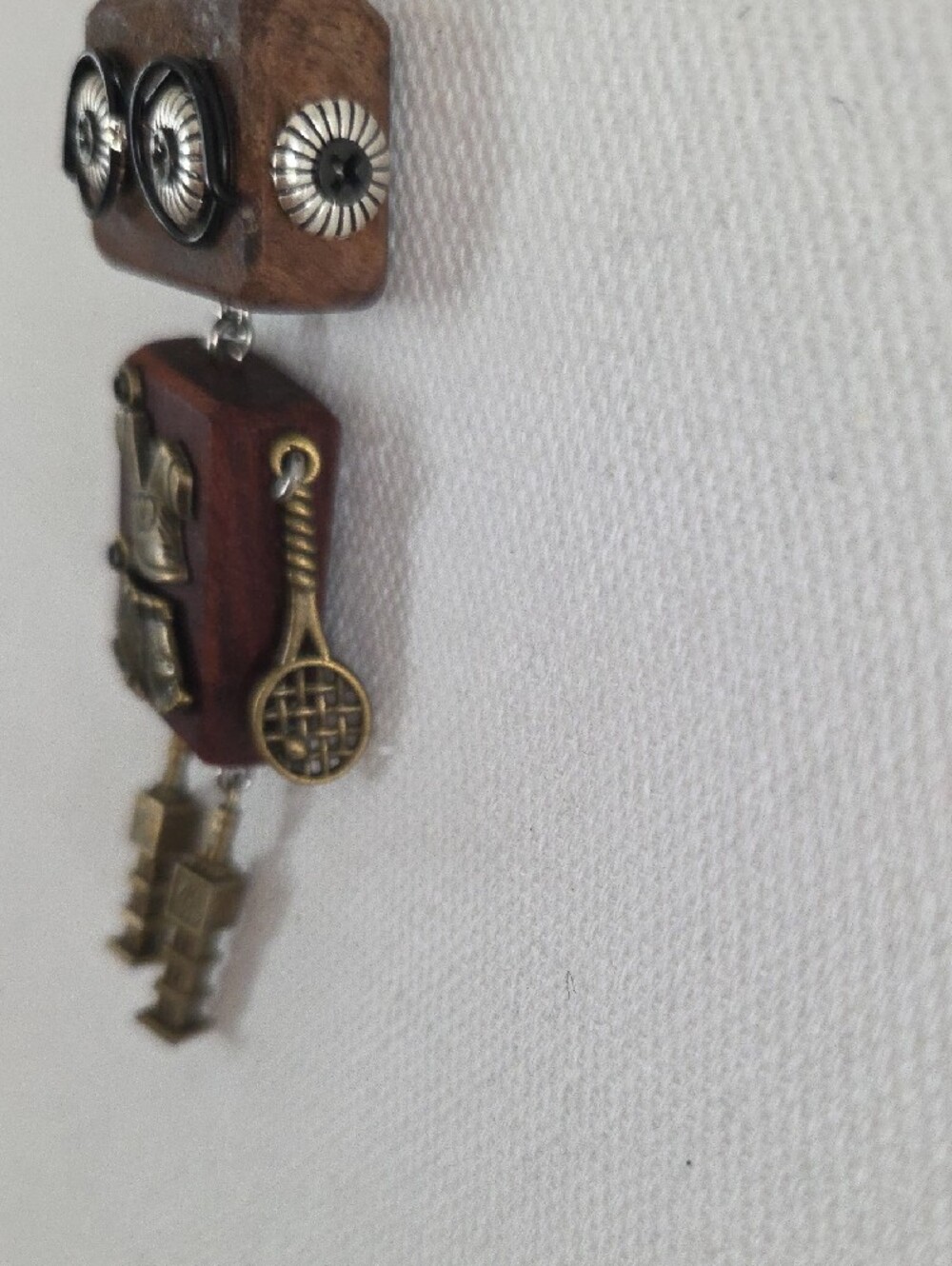 NWOT Steampunk Robot Necklace - Picture 4 of 7